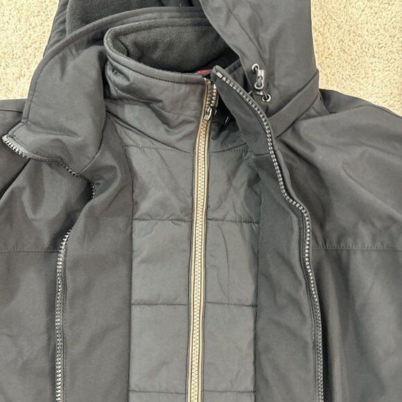 NEW WEATHERPROOF BLACK  SOFTSHELL JACKET MENS L STRETCH TECH JACKET BLACK - Picture 12 of 16